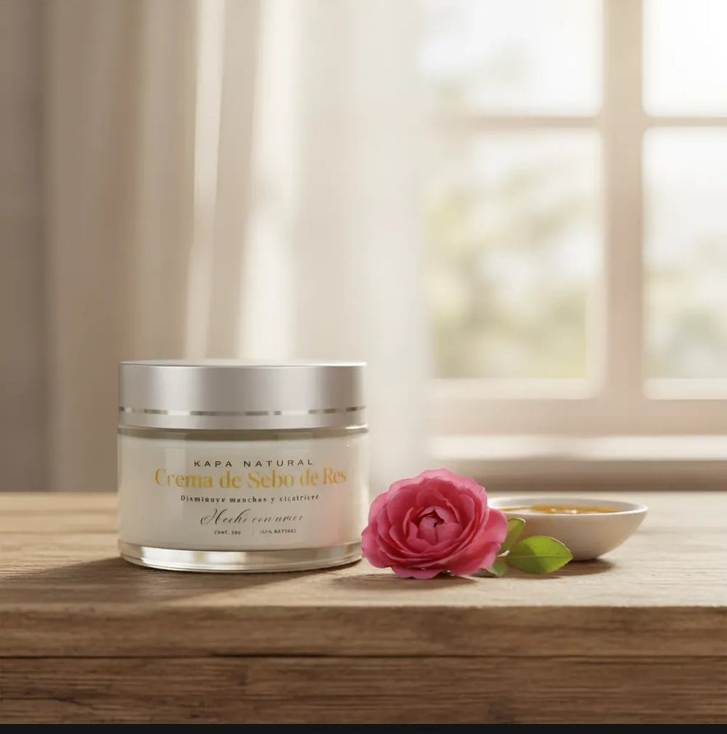 Beef Tallow Cream / Crema De Sebo De Res Con Aceite De Rosa Mosqueta