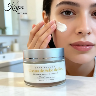 Beef Tallow Cream / Crema De Sebo De Res Con Aceite De Rosa Mosqueta