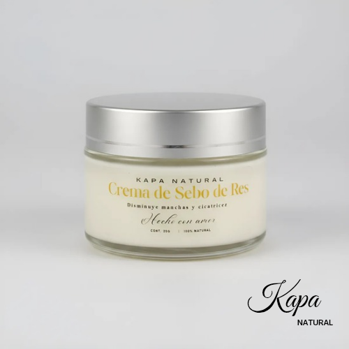 Beef Tallow Cream / Crema De Sebo De Res Con Aceite De Rosa Mosqueta